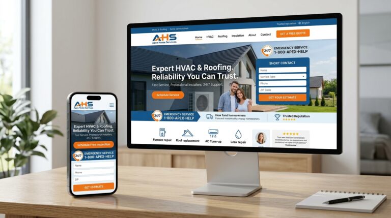 What Makes a Home Service Website Actually Bring in Calls