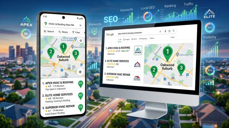 How Top Contractors Dominate Google Maps in Multiple Zip Codes