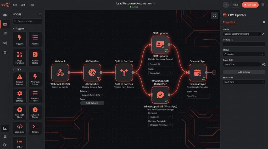 Automated n8n Contractor Lead Workflow Integration